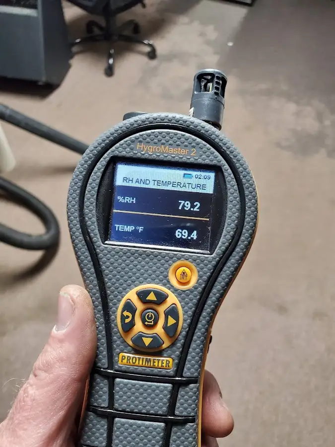 Moisture meter humidity assessment for Fire & Smoke Damage Restoration in Orange Park